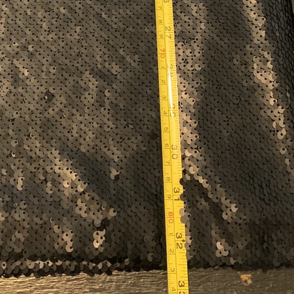 NWT Black Cocktail Sequined Dress S - Picture 6 of 7